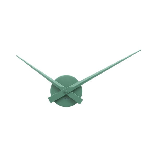 Zaļš sienas pulkstenis Karlsson Time Mini, ø 44 cm
