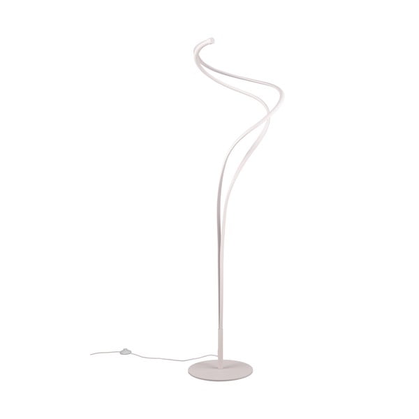 Balta LED stāvlampa ar metāla abažūru (augstums 160 cm) Nala – Trio Select