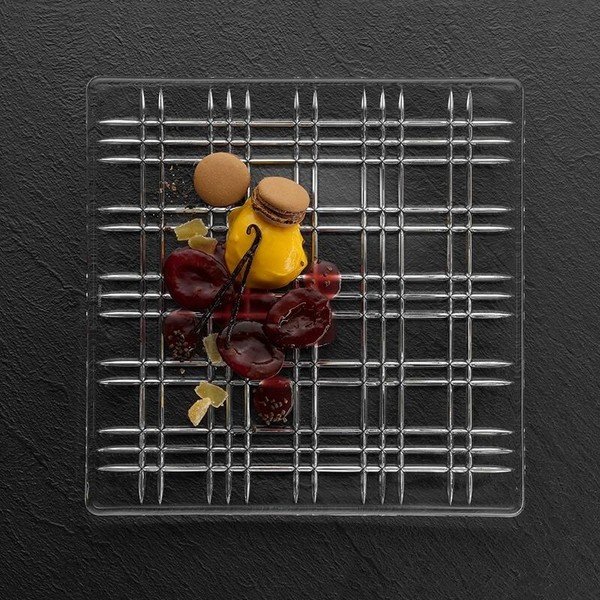 Kvadrātveida šķīvis no kristāla stikla Nachtmann Square Plate, 28 x 28 cm-image-1