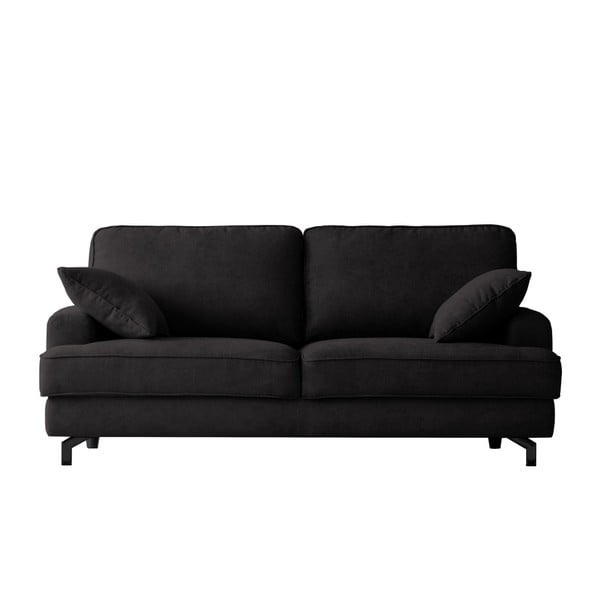 Melns trīsvietīgs dīvāns Kooko Home Salsa