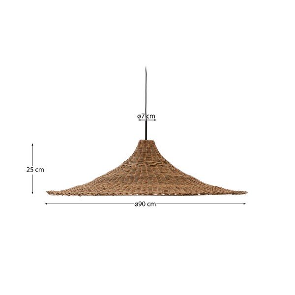 Dabīga toņa abažūrs ø 92 cm Bladia – Kave Home-image-4