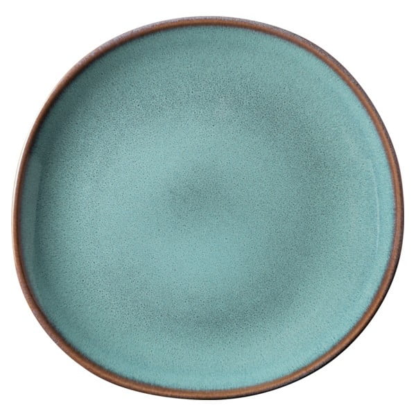 Zili brūns keramikas deserta šķīvis Villeroy & Boch Like Lave, ø 23 cm