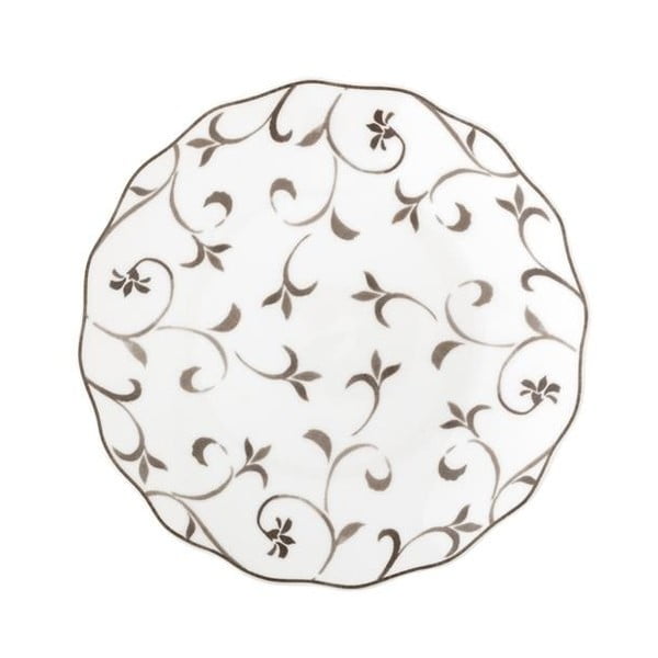 Kaula porcelāna šķīvis Brandani Ricciolo Di Dama, ⌀ 21 cm