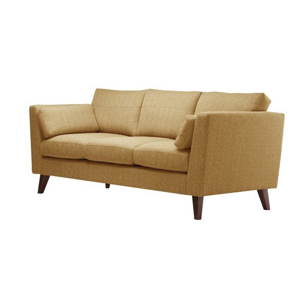 Dzeltens trīsvietīgs dīvāns Jalouse Maison Elisa, 207 cm-image-2