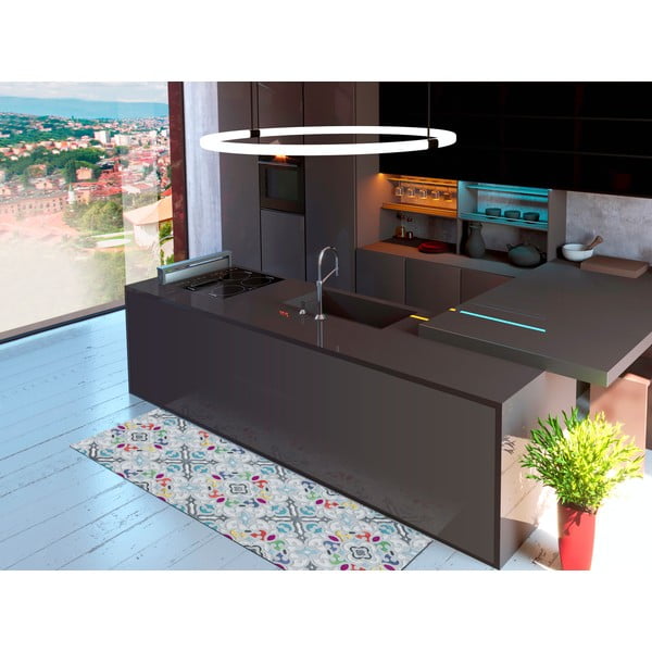 Zils mazgājams celiņa paklājs 52x200 cm Ricci Valentina – Universal-image-1