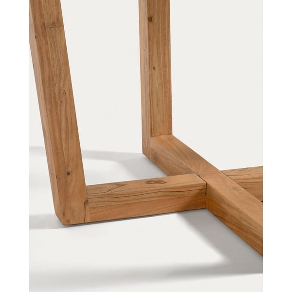 Dabīga toņa akācijas masīvkoka apaļš ēdamgalds ø 120 cm Nahla – Kave Home-image-2