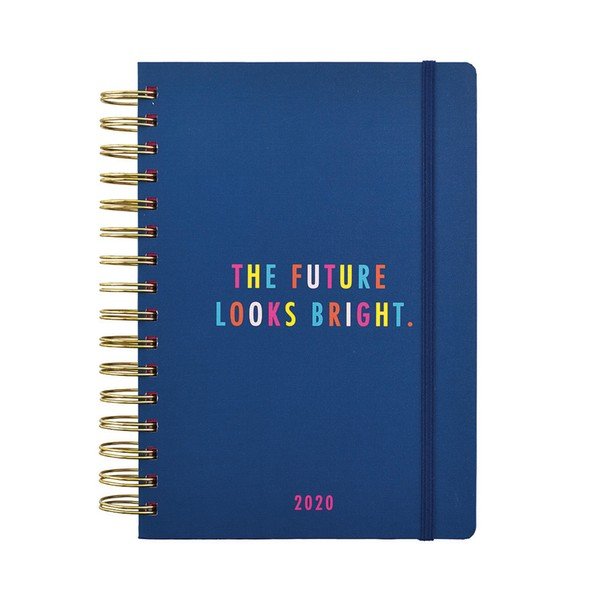 Tumši zila A5 dienasgrāmata 2020. gadam Busy B Vibrant Vibes, 208 lappuses
