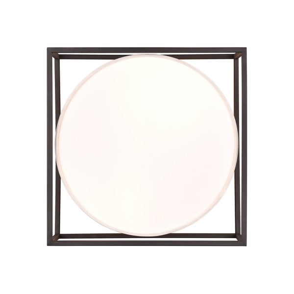 Matēti melna/bēša griestu lampa 30x30 cm Ross – Trio-image-3