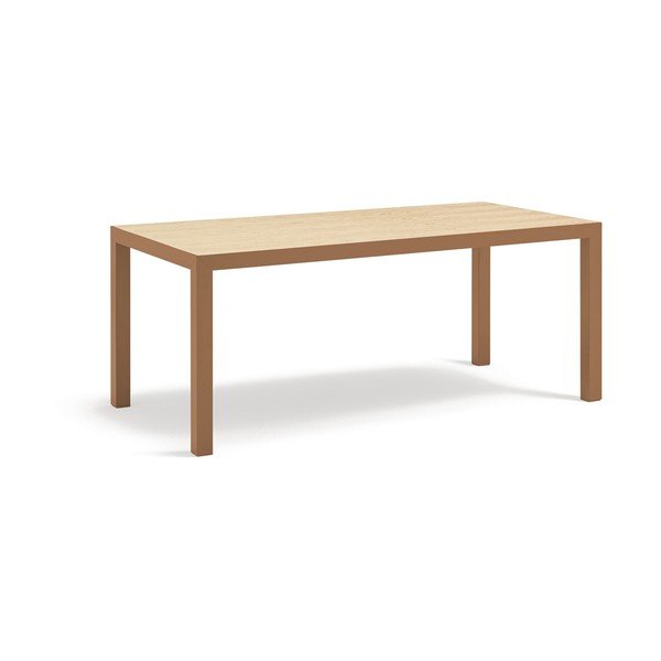 Ēdamgalds ar ozola masīvkoka galda virsmu 75x180 cm Alma – Teulat