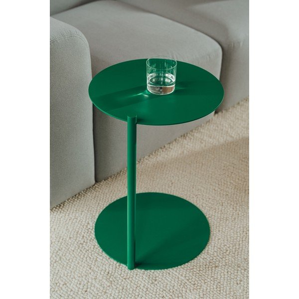 Tērauda apaļš sānu galdiņš 41x40 cm Ande – noo.ma-image-1