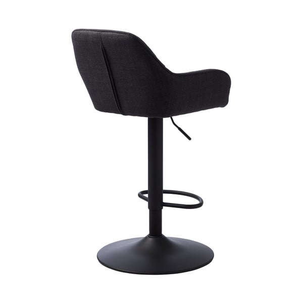 Tumši pelēks ar regulējamu augstumu bāra krēsls Nolan – Unique Furniture-image-3