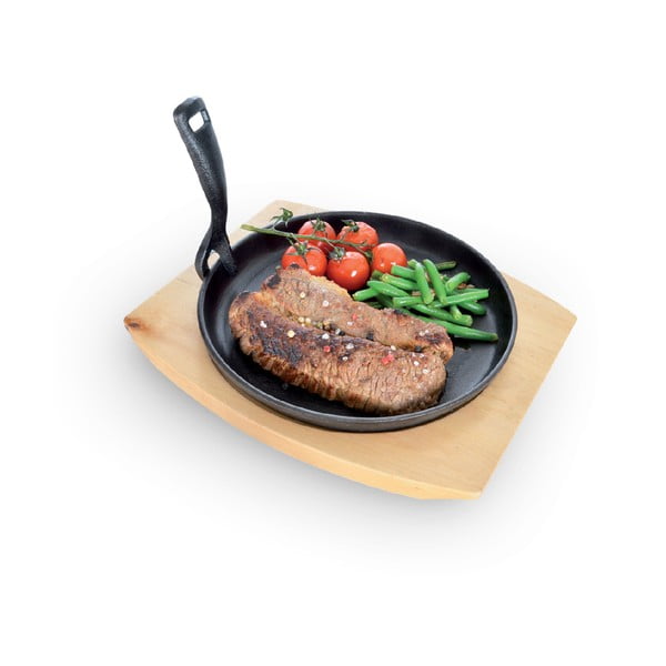 Grila čuguna panna ar noņemamu rokturi ø 22 cm LITINA – Orion-image-2