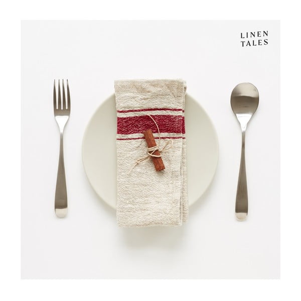 Lina salvetes (2 gab.) Red Stripe Vintage – Linen Tales