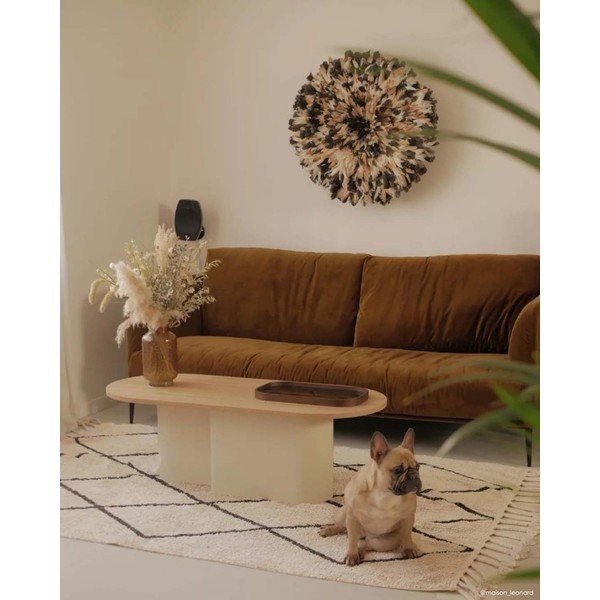 Krēmkrāsas mazgājams/ar rokām darināts kokvilnas paklājs 140x200 cm Bereber Beige – Lorena Canals-image-4