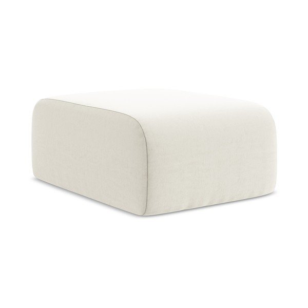 Bēšs samta kāju soliņš Lani – Makamii