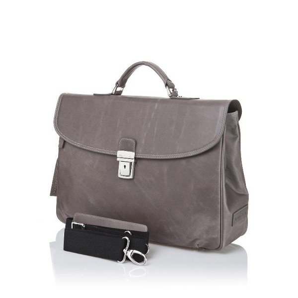 Vīriešu soma Ferruccio Laconi 003 Grey Grey-image-2