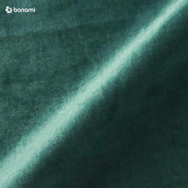 Tumši zaļš samta izvelkamais dīvāns Devichy Rothe, 256 cm-image-1