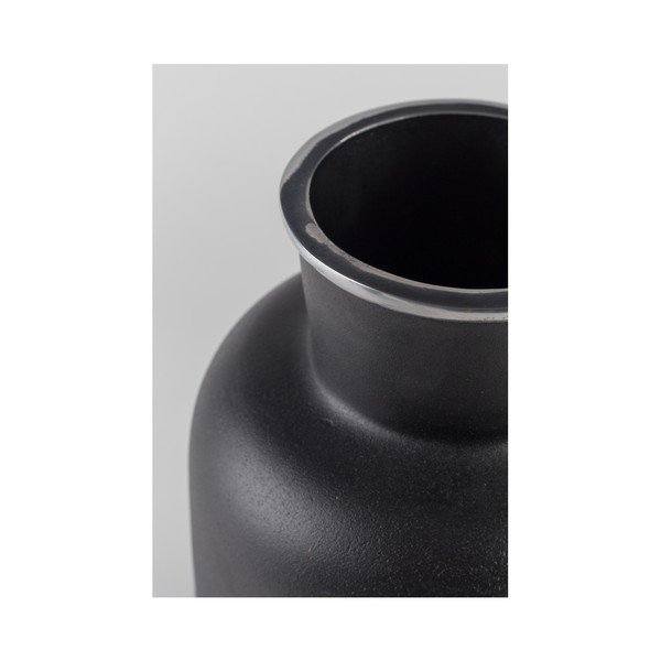 Melna alumīnija vāze Zuiver Farma, augstums 29 cm-image-3