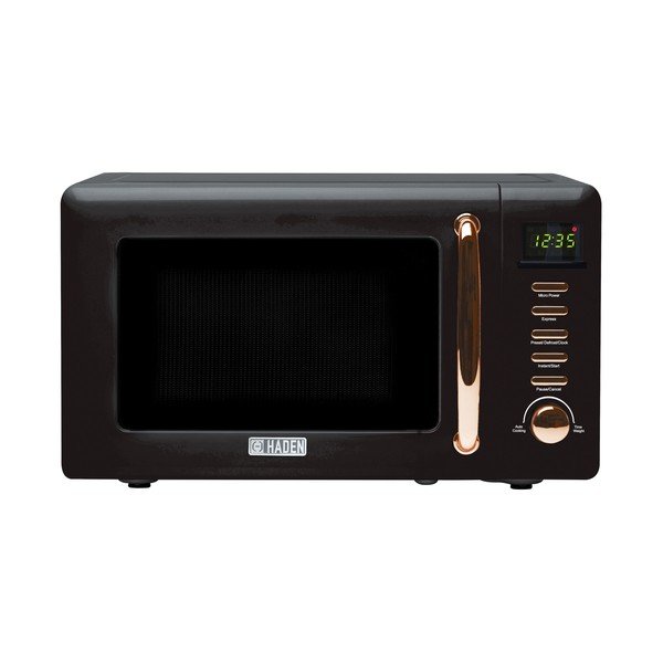 Melna mikroviļņu krāsns Black & Copper – Haden