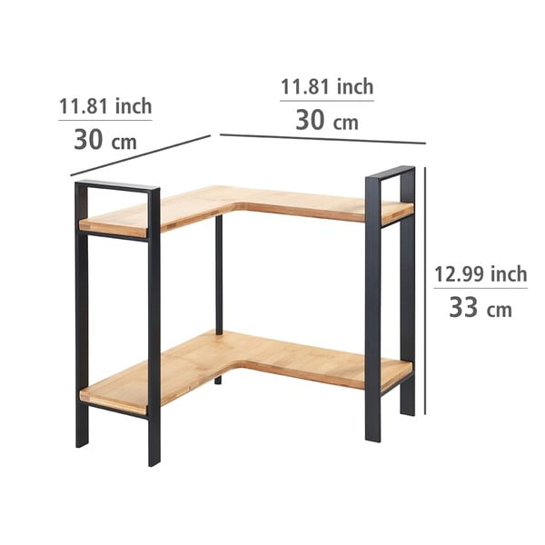 Virtuves stūra plaukts Wenko Lou, 30 x 33 cm-image-4
