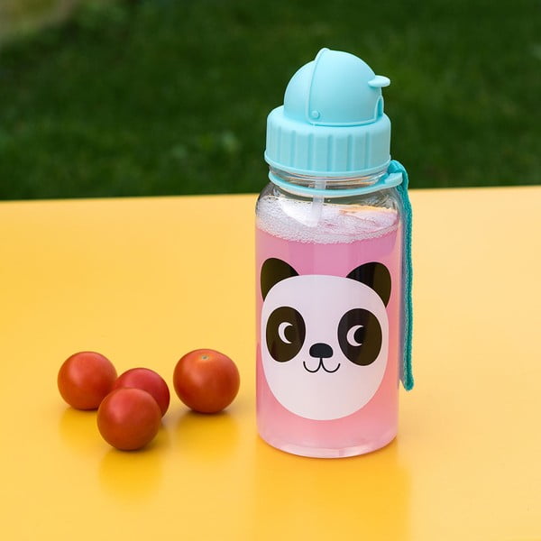 Gaiši zila tritāna bērnu pudele 500 ml Miko the Panda – Rex London-image-1