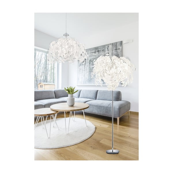 Balts piekaramais gaismeklis Reality Pendant Leavy, augstums 150 cm-image-1