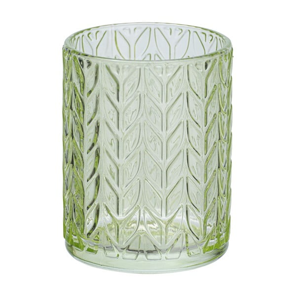 Zaļa stikla krūzīte zobu birstēm Wenko Vetro-image-2