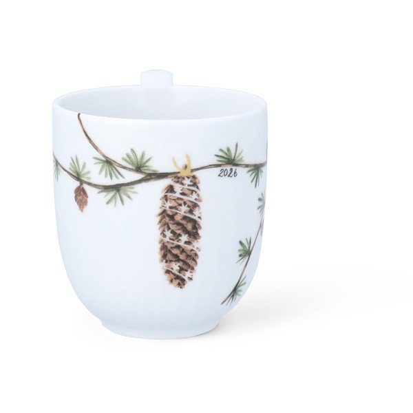 Balta porcelāna krūze ar Ziemassvētku motīvu 330 ml Hammershøi Christmas – Kähler Design-image-2