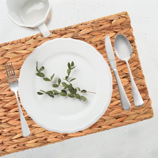 Nerūsējošā tērauda galda piederumi sudraba krāsā (24 gab.) Canada – Orion-image-1