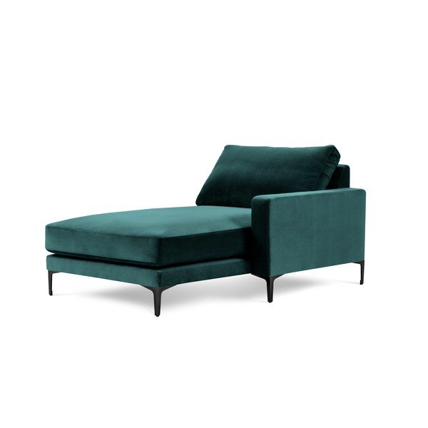 Zilganzaļš samta zvilnis Kooko Home Harmony, labais stūris-image-2