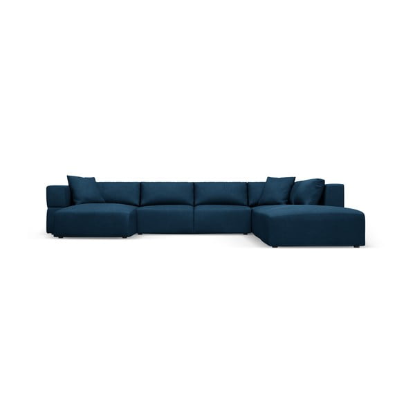 Zils stūra dīvāns (ar labo stūri/U veida) Esther – Milo Casa