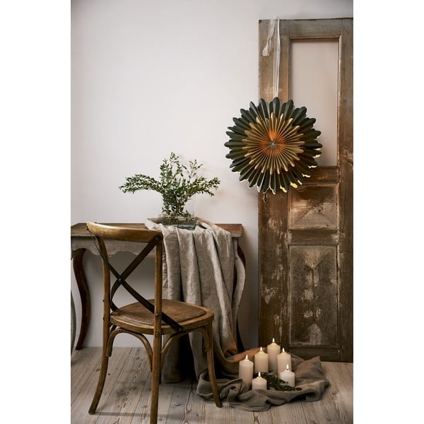 Zaļš Ziemassvētku gaismas rotājums Star Trading Crystal-image-1