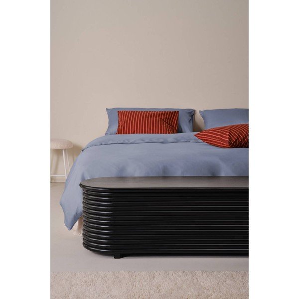 Melna mango masīvkoka lāde 150x42x42 cm Sjöbo – Jotex-image-1