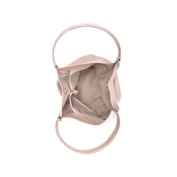 Pulverrozā ādas rokassomiņa Renata Corsi Coletta-image-4