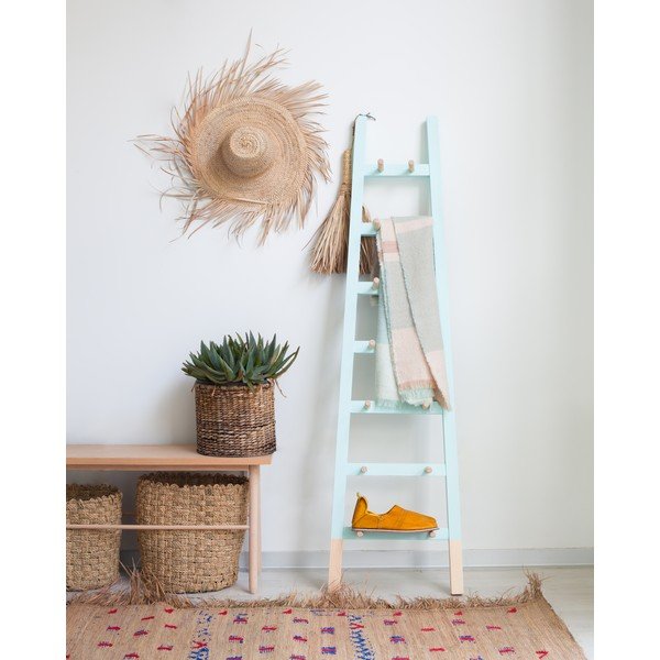 Dekoratīvās saliekamās priedes koka kāpnes Surdic Stair Aquamarina-image-3