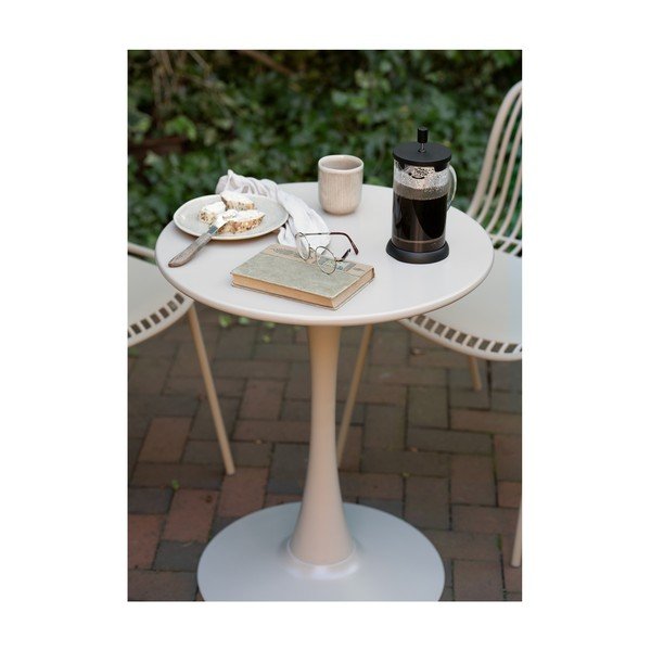 Metāla apaļš dārza ēdamgalds ø 60 cm Meira – House Nordic-image-2