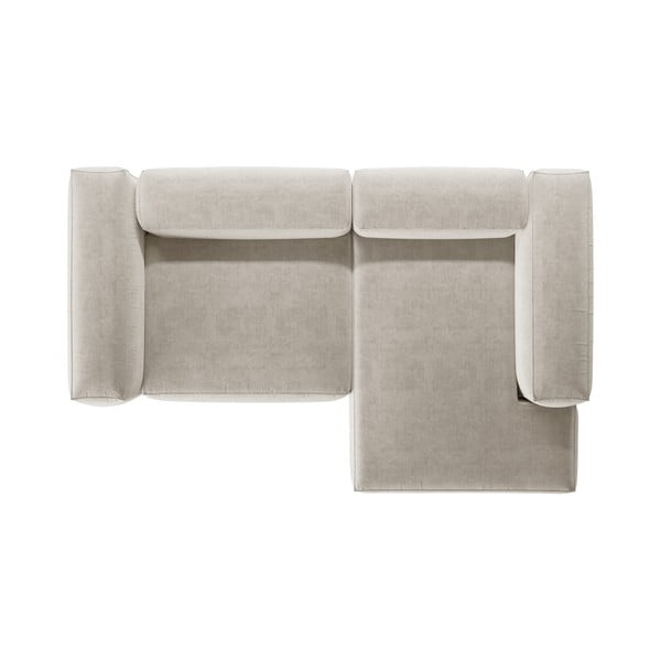 Bēšs stūra dīvāns (ar labo stūri/ar zvilni) Bergamo – Cosmopolitan Design-image-3