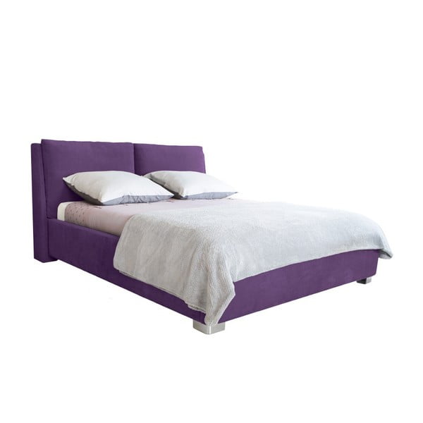 Violeta divguļamā gulta Mazzini Beds Vicky, 160 x 200 cm