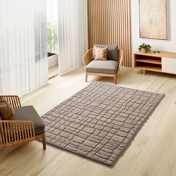 Bēšs paklājs 126x190 cm Juno – Universal-image-1