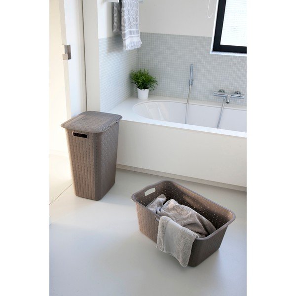 Brūns veļas grozs Curver Nuance, 40 l-image-1