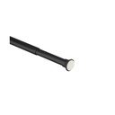 Matēti melna dušas aizkaru stanga 106 - 182 cm Chroma – Umbra