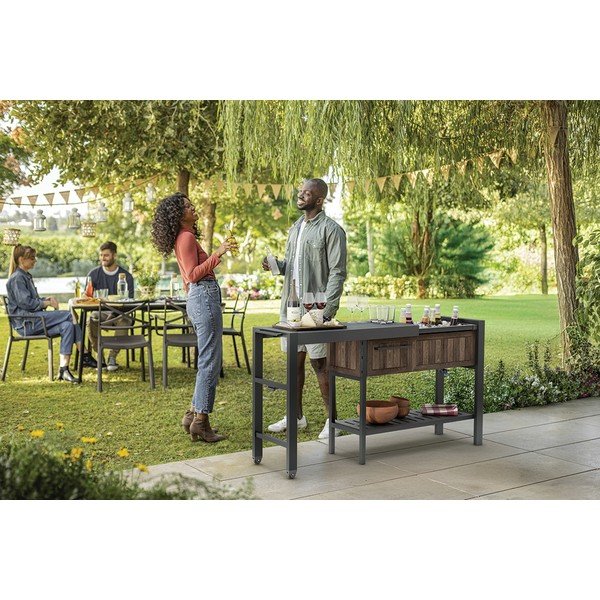 Dārza bāra galds 112x43 cm Hosting – Keter-image-1