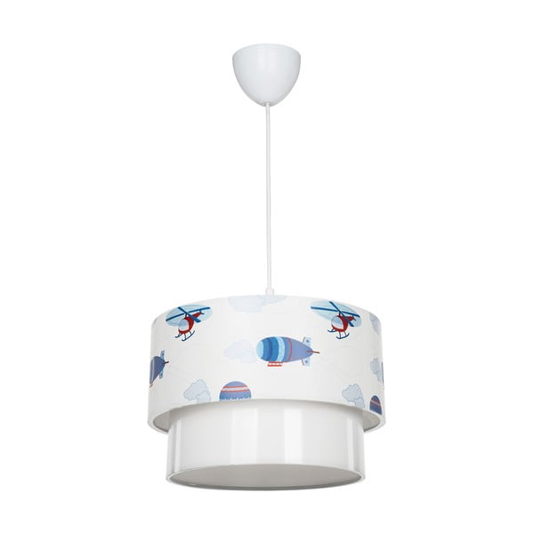 Balta/zila bērnu lampa – Squid Lighting-image-2