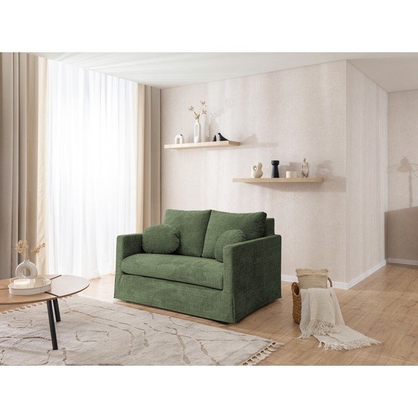 Zaļš dīvāns 140 cm Paphos – Ropez-image-2