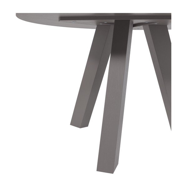 Ozola masīvkoka apaļš ēdamgalds ø 129 cm Rhonda – WOOOD-image-4