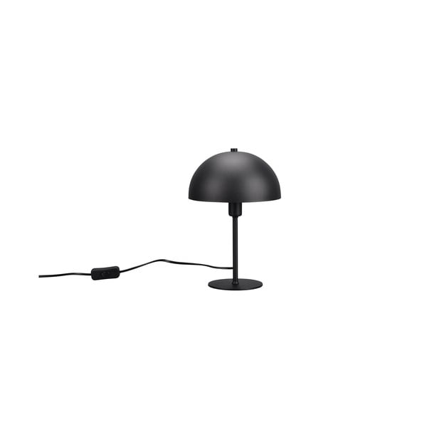 Matēti melna galda lampa (augstums 30 cm) Nola – Trio