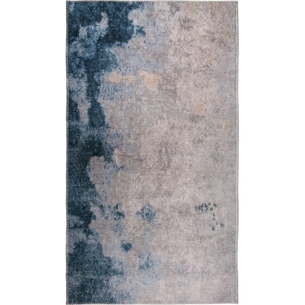 Zils/krēmkrāsas mazgājams paklājs 80x50 cm – Vitaus