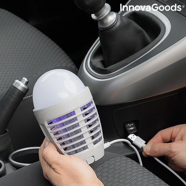 Uzlādējama 2-in-1 moskītu laterna InnovaGoods-image-2