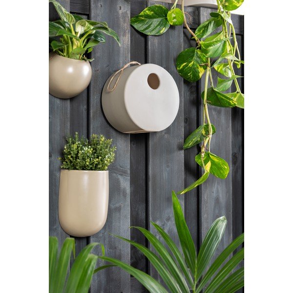 Pelēks keramikas putnu būris PT LIVING Bird, ø 20 cm-image-1