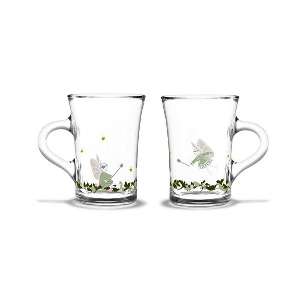 Stikla krūzes (2 gab.) ar Ziemassvētku motīvu 230 ml Christmas – Holmegaard